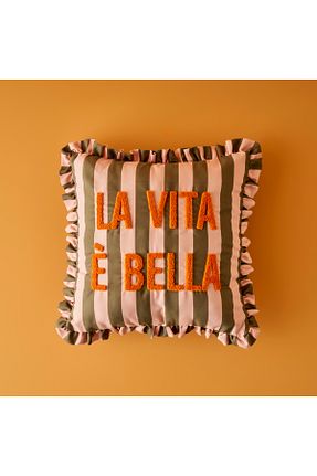 روکش بالش سبز پنبه Bella Maison - کد 924135171