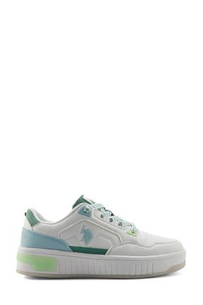 کفش اسنیکر سفید زنانه بند دار U.S. Polo Assn. - کد 894018451