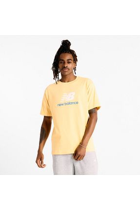تیشرت اسپرت زرد مردانه رگولار New Balance - کد 924151684