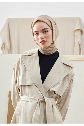 روسری بژ پلی استر Fresh - کد 690698959