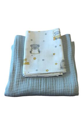 پتوی کودک و نوزاد سبز پنبه ای Home - کد 924152610