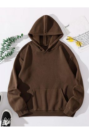 سوئیشرت قهوه ای زنانه چاپی CLAYES - کد 745369856
