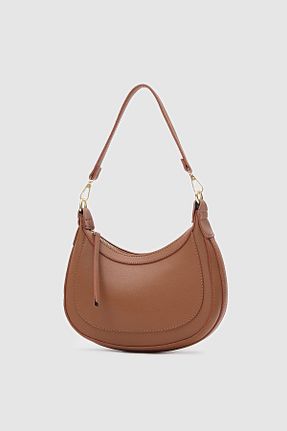 کیف پستچی قهوه ای زنانه چرم مصنوعی Shule Bags - کد 924634956
