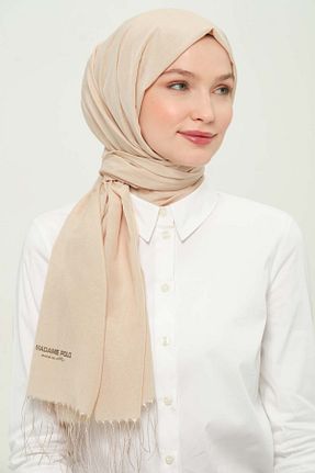 شال بژ زنانه Madame Polo - کد 924184744
