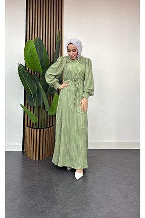 لباس حجاب سبز زنانه کلوش FREEMİH TEKSTİL - کد 905543734