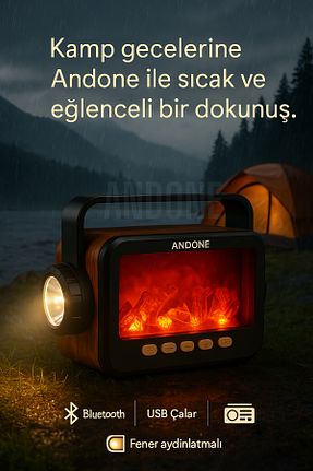 رادیو نوستالژیک قهوه ای Andone - کد 897762464