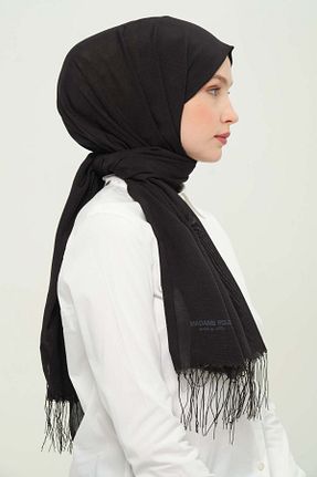 شال مشکی زنانه Madame Polo - کد 924184042