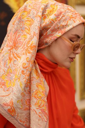 روسری رنگی پنبه ای Silk Home - کد 924641150