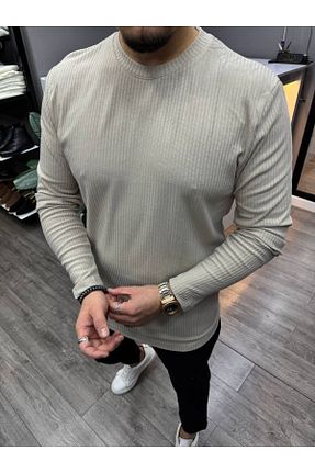 پلیور طوسی مردانه ساده BYATA MENS STYLE - کد 924183296
