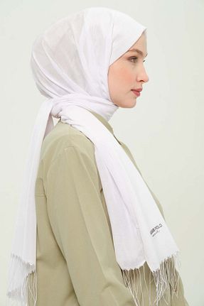 شال سفید زنانه Madame Polo - کد 924183497
