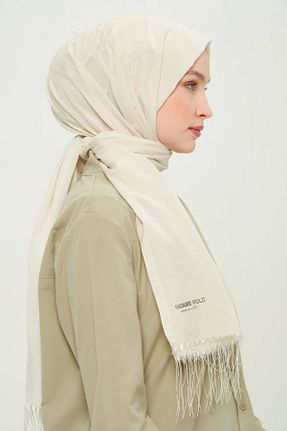 شال بژ زنانه Madame Polo - کد 924183401
