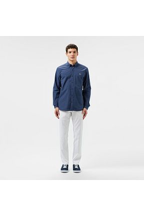 شلوار سفید مردانه مخلوط کتان Lacoste - کد 924197207