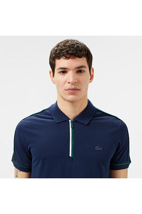 پولوشرت سرمه ای مردانه پنبه ای Lacoste - کد 924197177