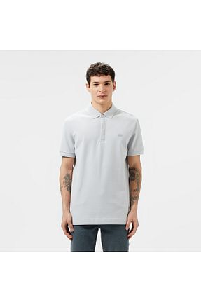 پولوشرت طوسی مردانه رگولار Lacoste - کد 924197153
