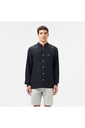 پیراهن مشکی مردانه رگولار Lacoste - کد 924197198