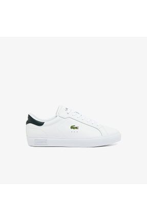 کفش اسنیکر سفید مردانه بند دار Lacoste - کد 924209535