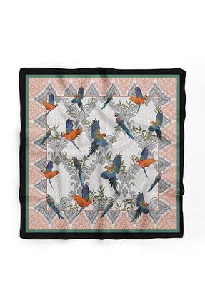 دستمال گردن رنگی زنانه پلی استر D scarf - کد 925754759