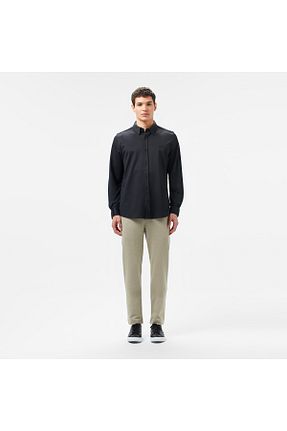 شلوار بژ مردانه پنبه ای Lacoste - کد 924197214