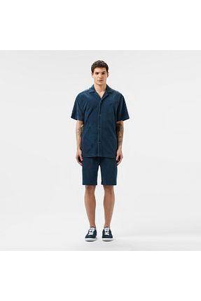 شلوارک و برمودا سرمه ای مردانه رگولار Lacoste - کد 924219122