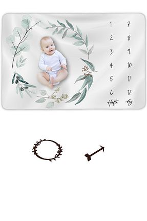 پتوی کودک و نوزاد سبز پلی استر Moky Design - کد 148877092