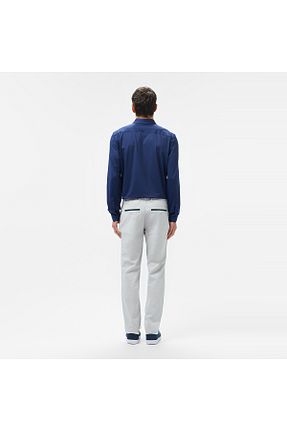 شلوار طوسی مردانه پنبه ای Lacoste - کد 924211408