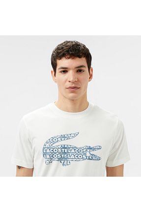 تیشرت سفید مردانه رگولار Lacoste - کد 924218072