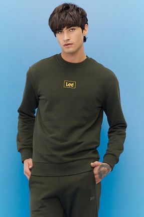 سوئیشرت خاکی مردانه چاپی Lee - کد 744558061