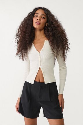 شلوارک و برمودا مشکی زنانه رگولار Stradivarius - کد 924209594