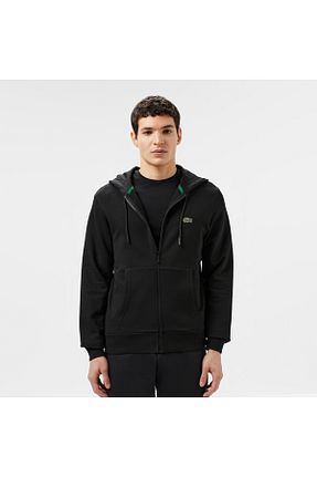 سوئیشرت مشکی مردانه ساده Lacoste - کد 924198953