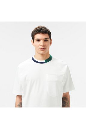 تیشرت سفید مردانه رگولار Lacoste - کد 924192869