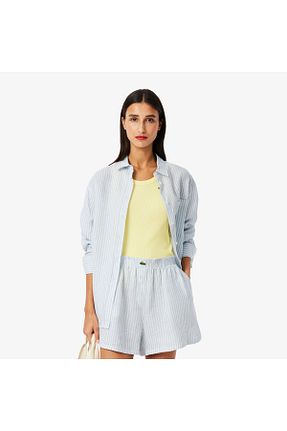 پیراهن آبی زنانه رگولار Lacoste - کد 924197102