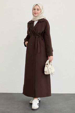 ترنچکت قهوه ای زنانه InStyle - کد 924223201