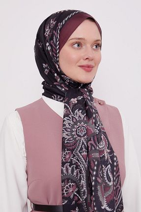 شال زرشکی زنانه Levidor - کد 924220405