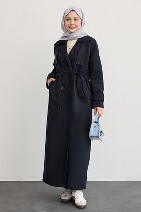 ترنچکت سرمه ای زنانه InStyle - کد 924222566