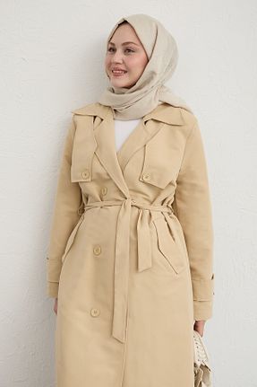 ترنچکت بژ زنانه InStyle - کد 924223811