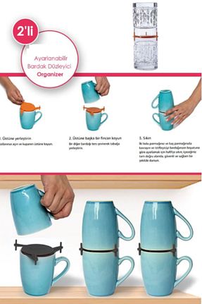 نظم دهنده کمد رنگی پلاستیک Kitchen Beauty - کد 924226269