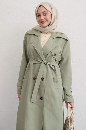 ترنچکت حجاب سبز پلی استر InStyle - کد 924225128