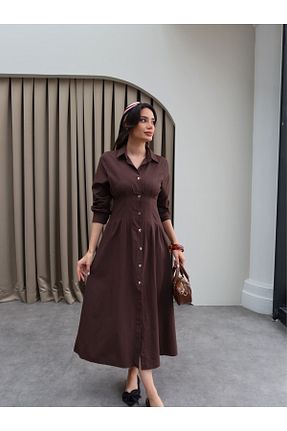 لباس قهوه ای زنانه بافتنی ESRAHELVACI - کد 924232684