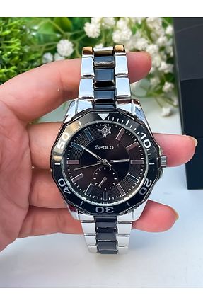ساعت مچی مشکی مردانه 41-45 میلی متر S.POLO - کد 685333105
