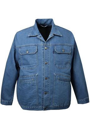 کاپشن سایز بزرگ آبی مردانه سایز بزرگ tambattal - کد 924249129