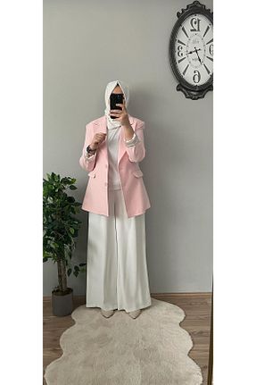 شلوار پارچه ای سفید زنانه فاق نرمال Soul - کد 924252782