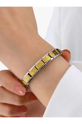 دستبند استیل (فولاد) استیل ضد زنگ PARILTIDESİGN - کد 924253747