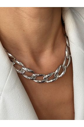 گردنبند جواهر زنانه روکش نقره Milagros jewelry - کد 924260134