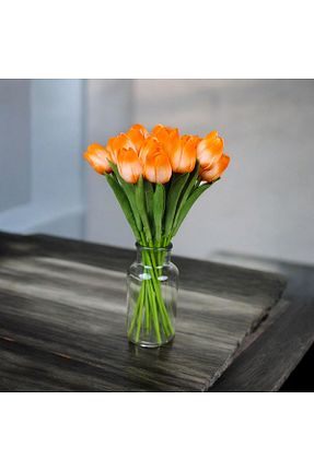 گل خشک و مصنوعی نارنجی OznCicekTasarim - کد 923951740