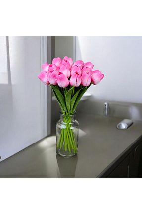 گل خشک و مصنوعی صورتی OznCicekTasarim - کد 924264233