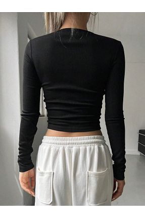بلوز مشکی زنانه چاپی Bozz&Bozz Collection - کد 924267845