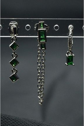 گوشواره جواهر زیرکن FEMELISE - کد 921213727