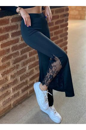 شلوار مشکی زنانه بافتنی modaserdem - کد 869449476