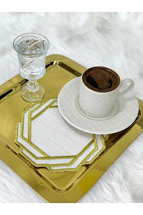 سرویس آمریکائی متالیک مربع Mora Tekstil - کد 923155635