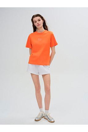 تیشرت نارنجی زنانه رگولار Ltb - کد 924278483